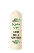 Remembrance Candle - In Loving Memory Sage