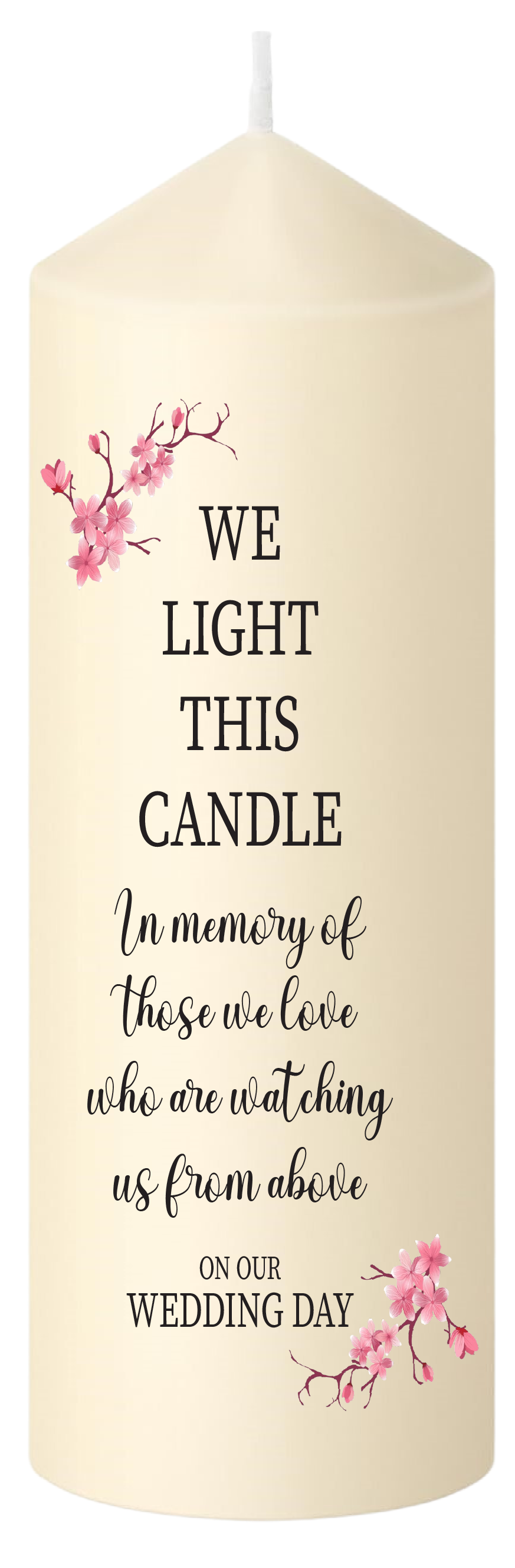 Remembrance Candle - Pink Cherry Blossom1