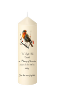 Remembrance Candle - Robin Wedding Day Remembrance